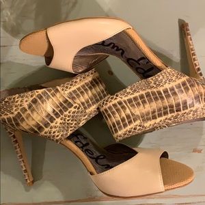 Sam Edelman snake print high heels